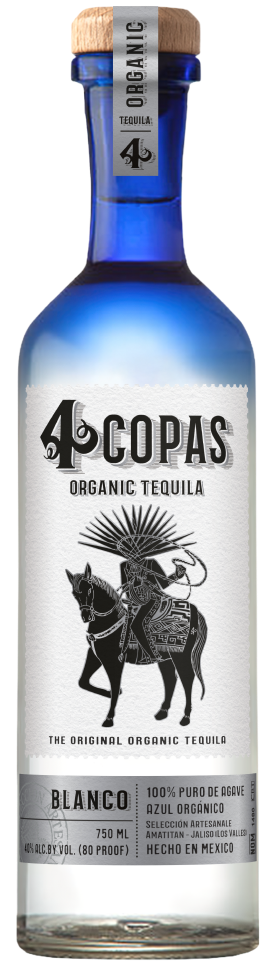 4 Copas Blanco Organic Tequila